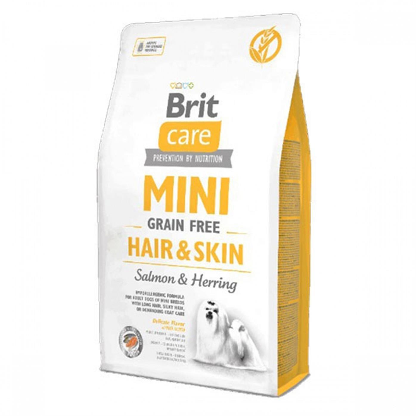Brit Care Mini Hair Skin Somon Balıklı Köpek Maması 2 Kg