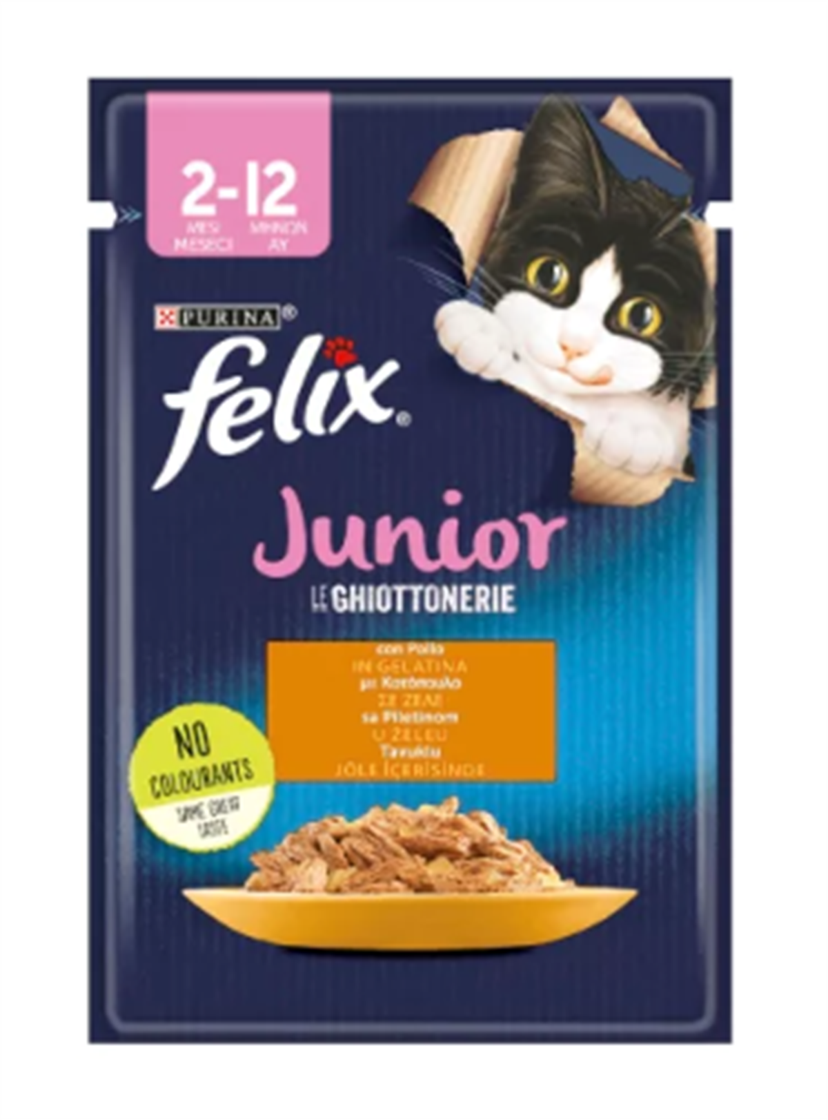 Felix Pouch Junior Tavuk Etli Yavru Yaş Kedi Maması 85 Gr