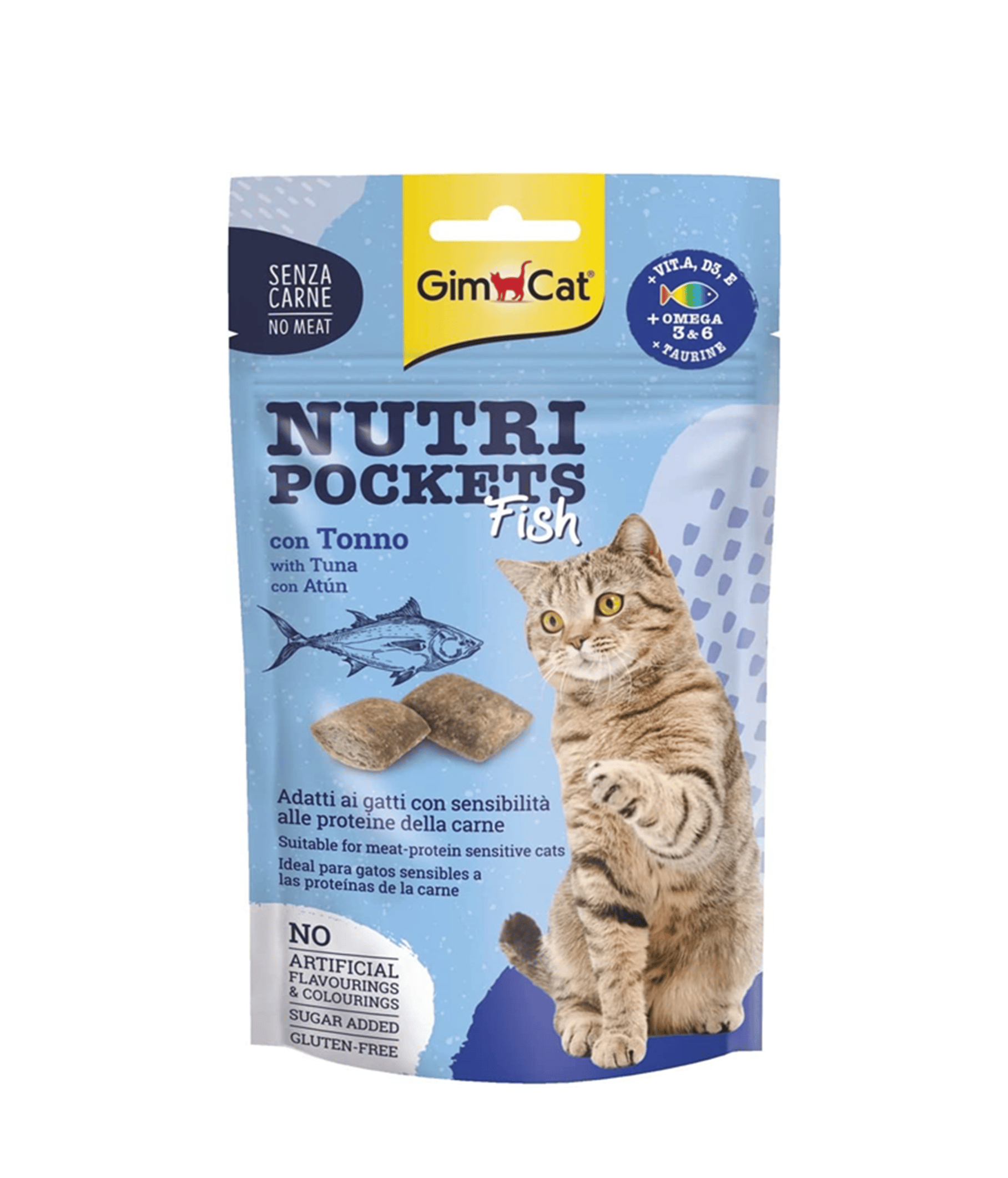 GimCat Nutri Pockets Ton Balıklı Kedi Ödül Maması 60 Gr