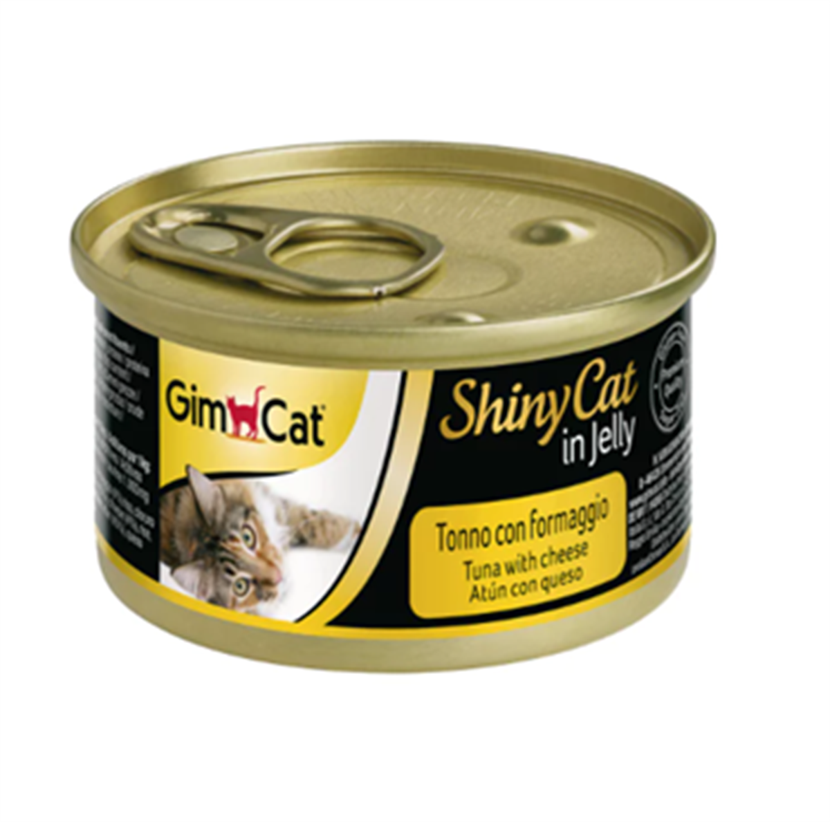 GimCat Shiny Cat Ton Balıklı ve Peynirli Kedi Konservesi 70 Gr