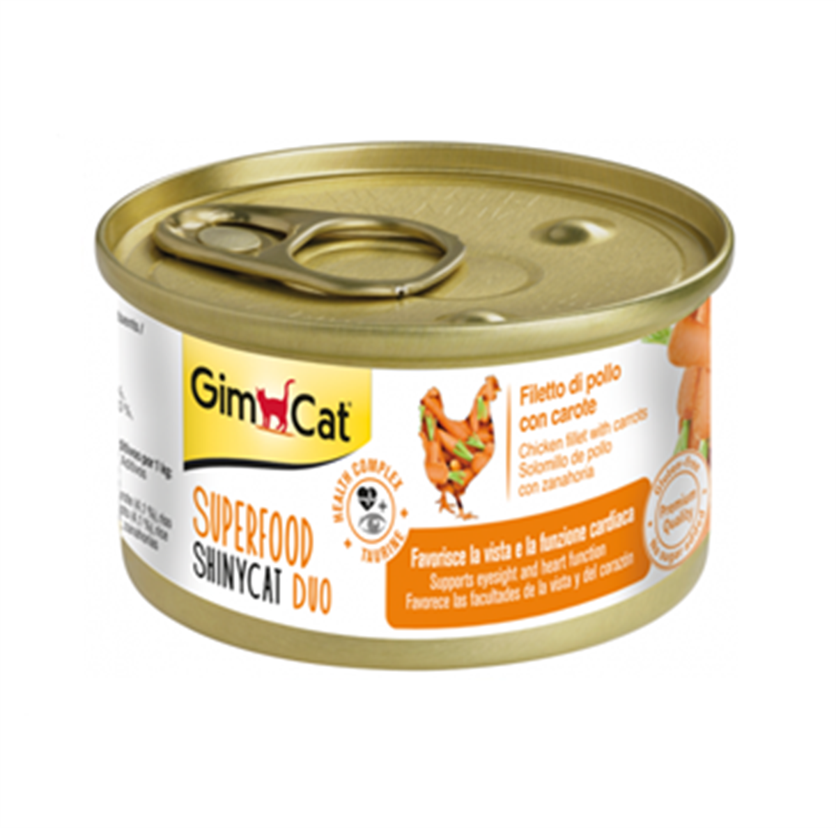 GimCat Superfood Tavuklu ve Havuçlu Kedi Konservesi 70 Gr