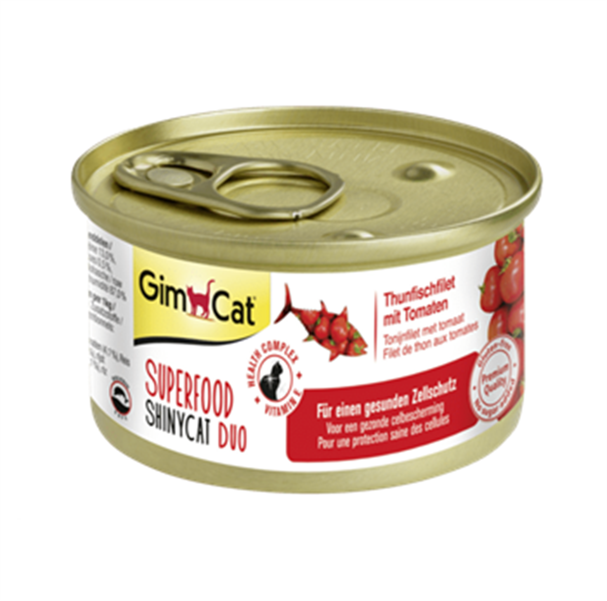 GimCat Superfood Ton Balıklı ve Domatesli Kedi Konservesi 70 Gr