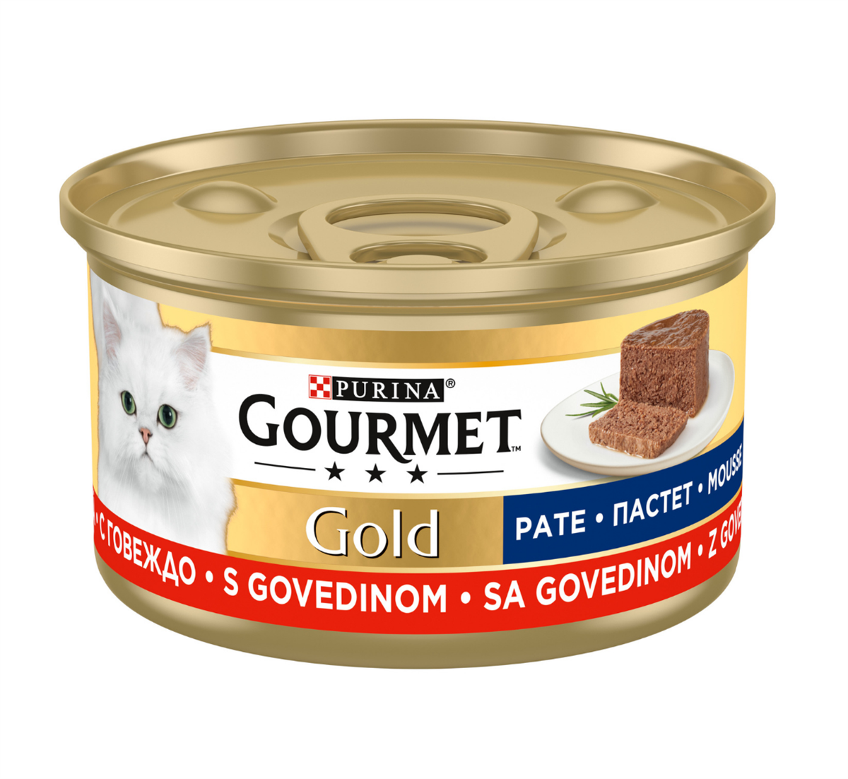 Gourmet Gold Kıyılmış Sığır Etli Kedi Konservesi 85 gr