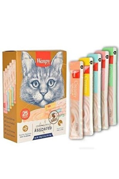 Karışık Sıvı Kedi Ödülü 25X14 Gr