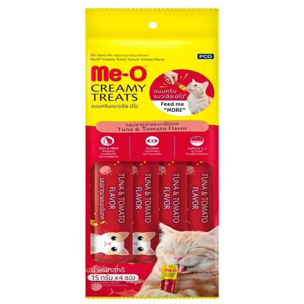 Meo Ton Balıklı Domatesli Krema Kedi Ödülü Kedi Çorbası 4x15 gr
