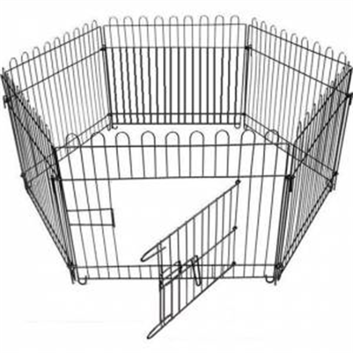 METAL KÖPEK OYUN ALANI ÇİT 63X63 CM ALTI PARÇA İTHAL ÜRÜN