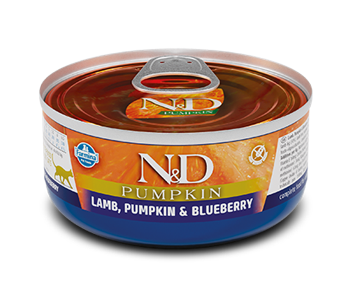 ND Pumpkin Kuzu Etli Balkabaklı ve Yaban Mersinli Tahılsız Yetişkin Kedi Konservesi 70 Gr