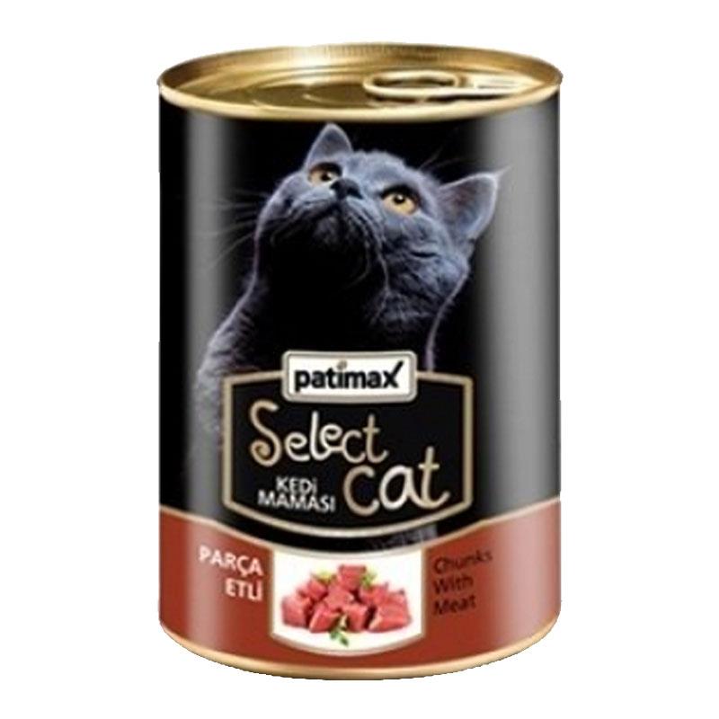 Patimax Yaş Kedi Maması Parça Etli Konserve 400 gr