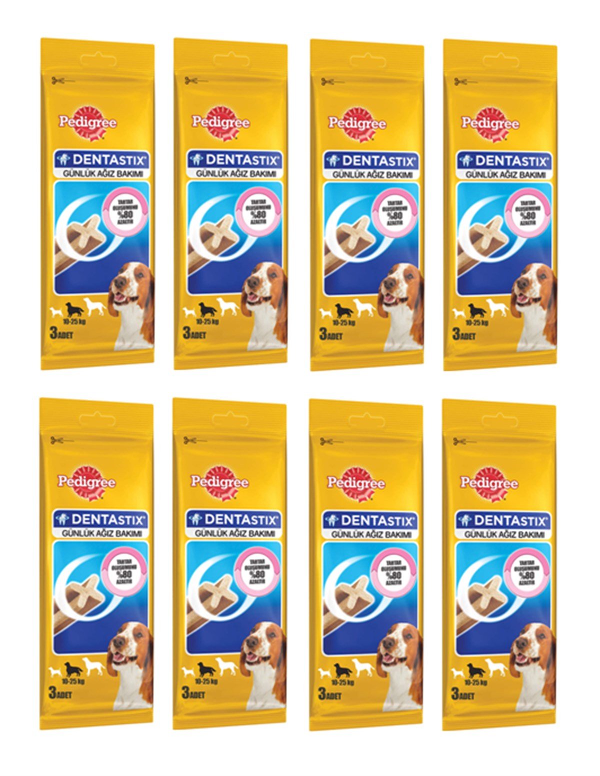 Pedigree Dentastix Medium Köpek Ödül Maması 77 Gr. 8 Adet