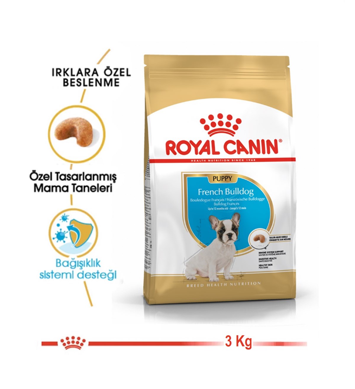 Royal Canin French Bulldog Puppy Yavru Köpek Maması 3 Kg