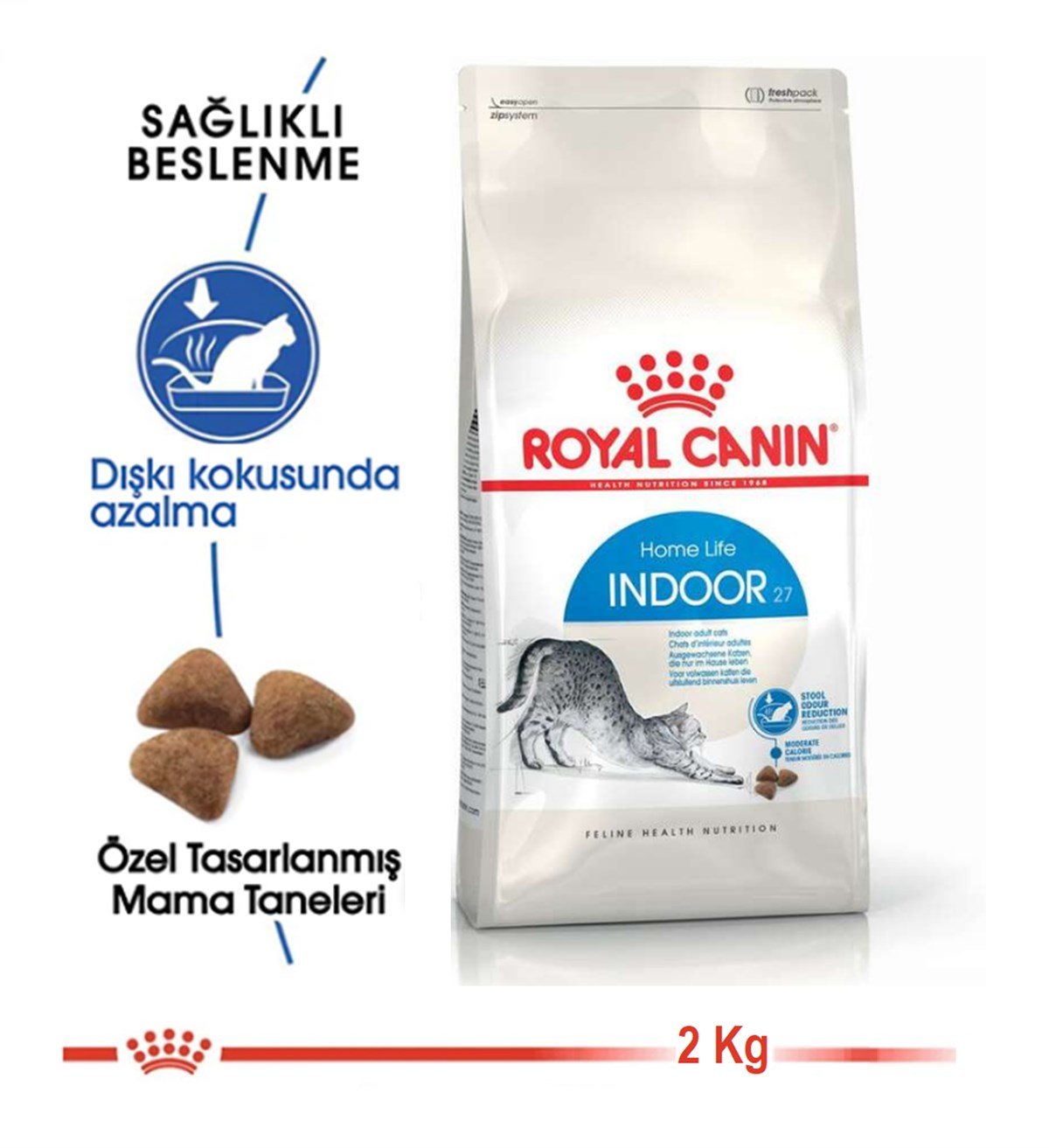 Royal Canin Indoor Yetişkin Kedi Maması 2 Kg