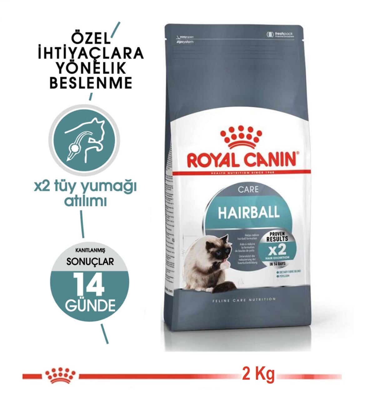 Royal Canin Intense Hairball Tüy Yumağı Engelleyici Kedi Maması 2 Kg