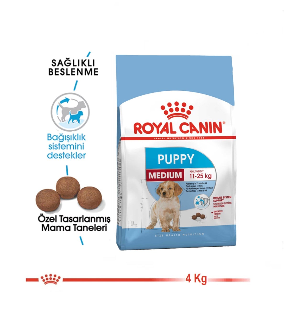 Royal Canin Medium Puppy Orta Irk Yavru Kuru Köpek Maması 4 Kg