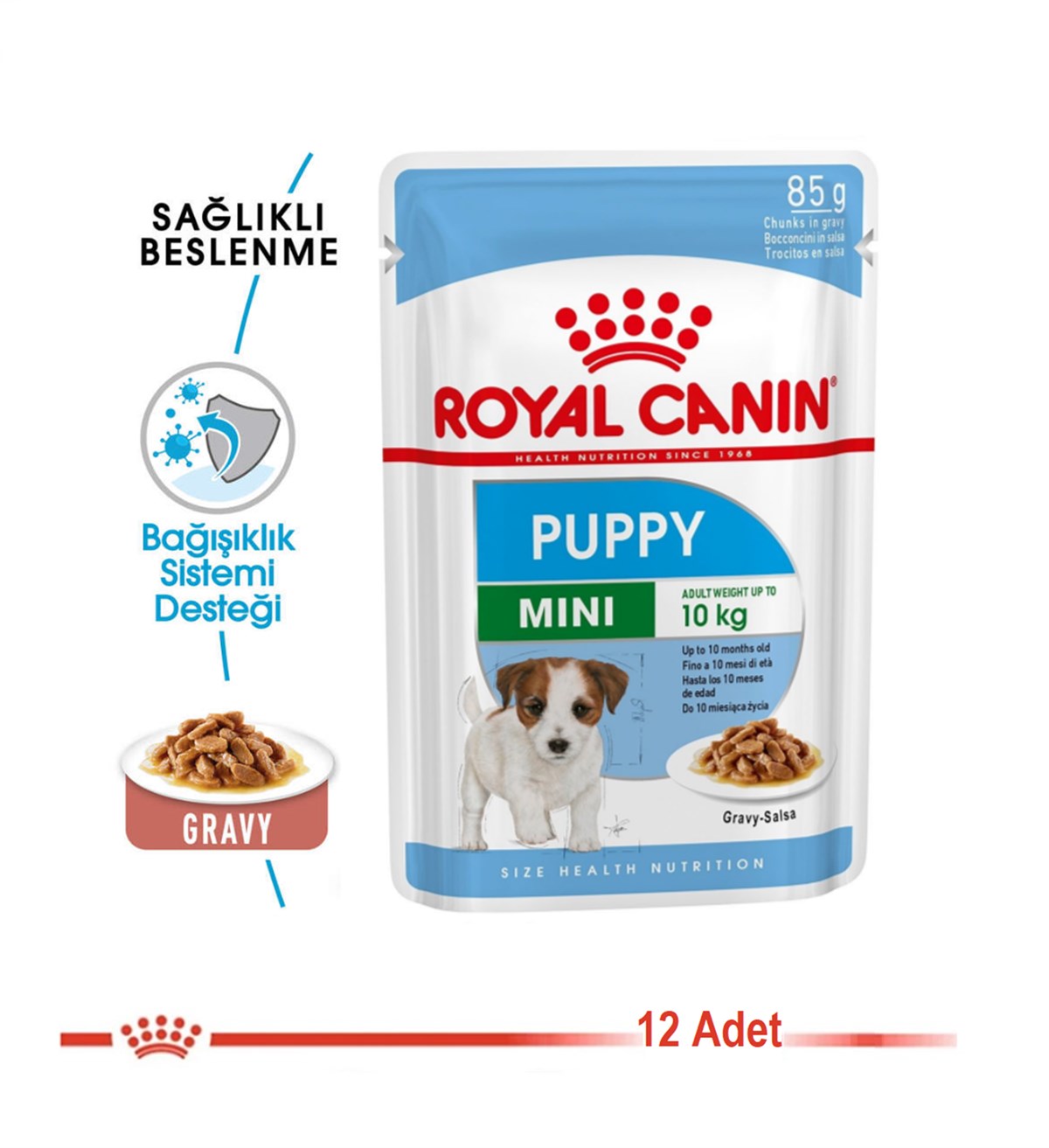 Royal Canin Mini Puppy Pouch Yaş Yavru Köpek Maması 85 Gr 12 Adet