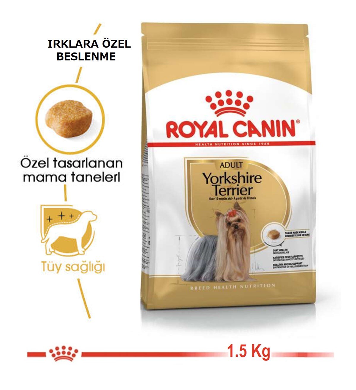 Royal Canin Yorkshire Terrier Köpek Maması 1,5 Kg
