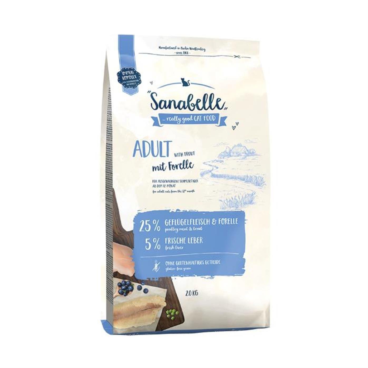 Sanabelle Forelle Alabalıklı 2 Kg Kuru Kedi Maması