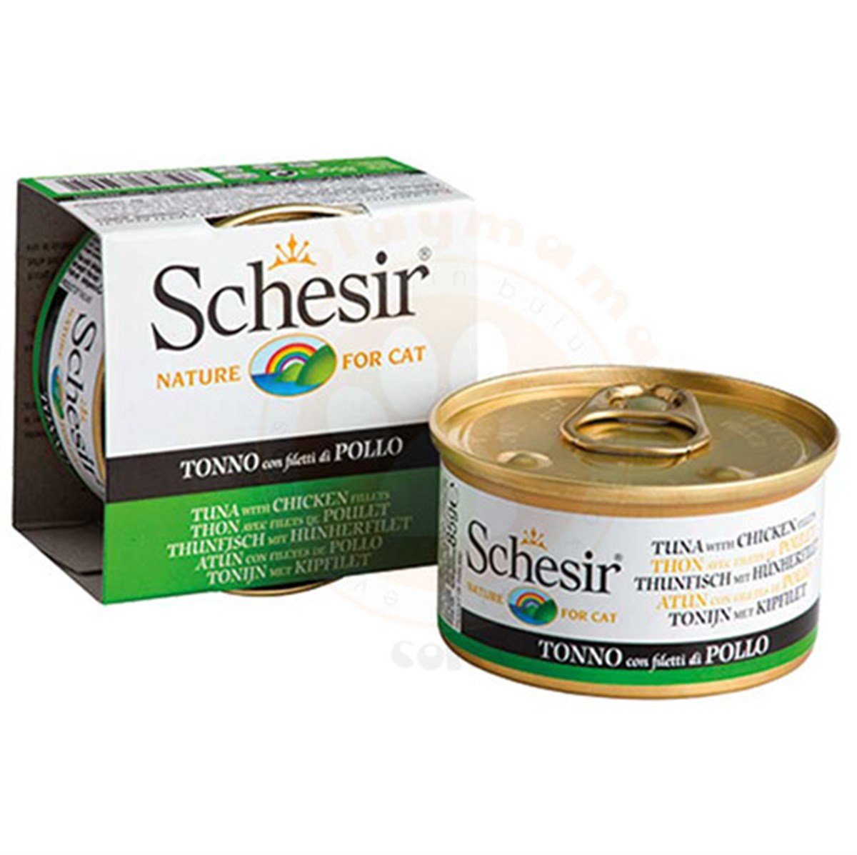 Schesir C137 Jelly Ton Balıklı ve Tavuk Jöleli Kedi Konservesi 85 Gr