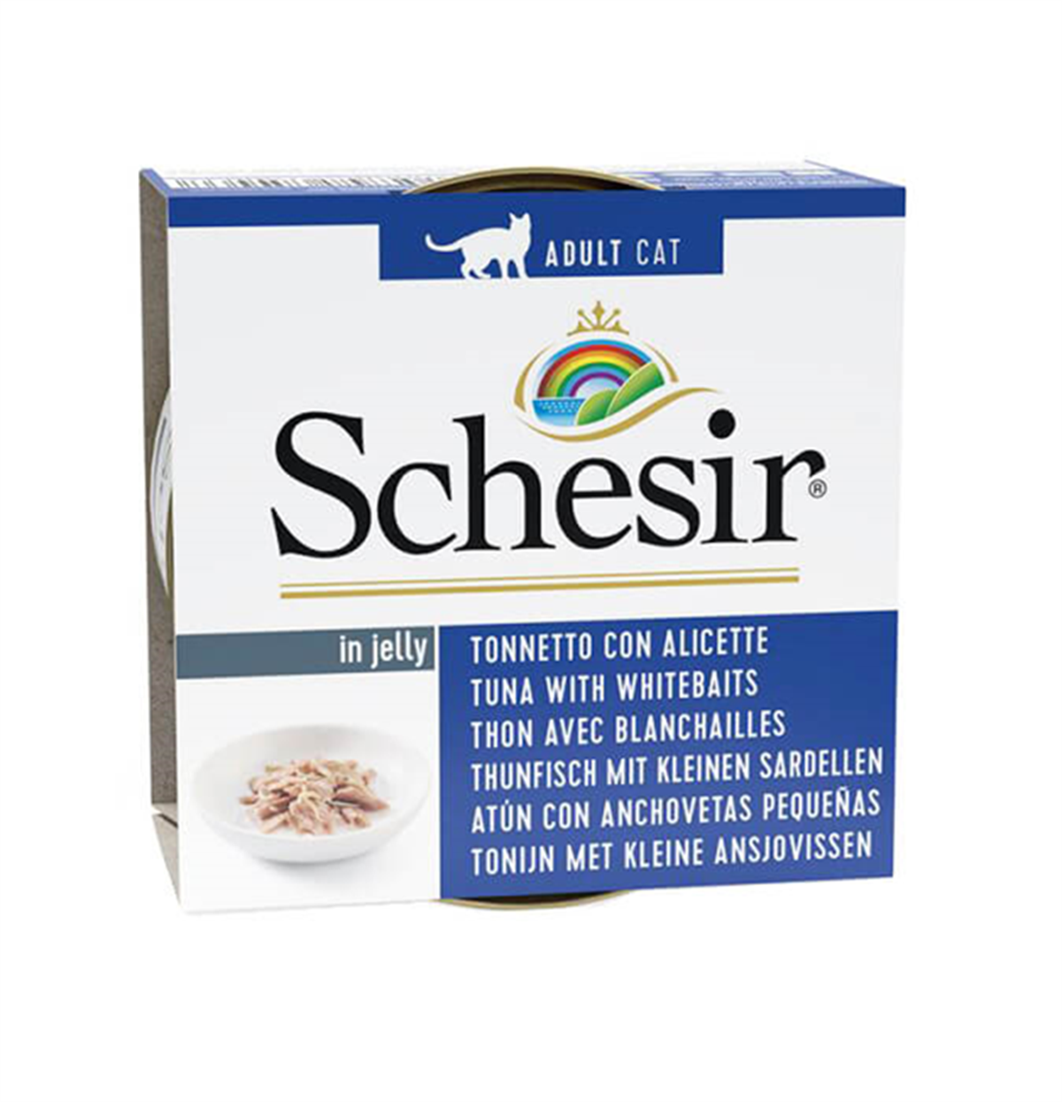 Schesir C139 Jelly Ton ve Ringa Balıklı Kedi Konservesi 85 Gr