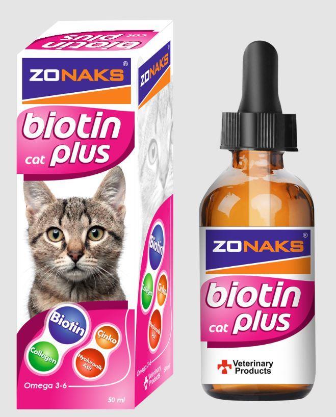 Zonaks Kedi Biotin Plus 50 Ml