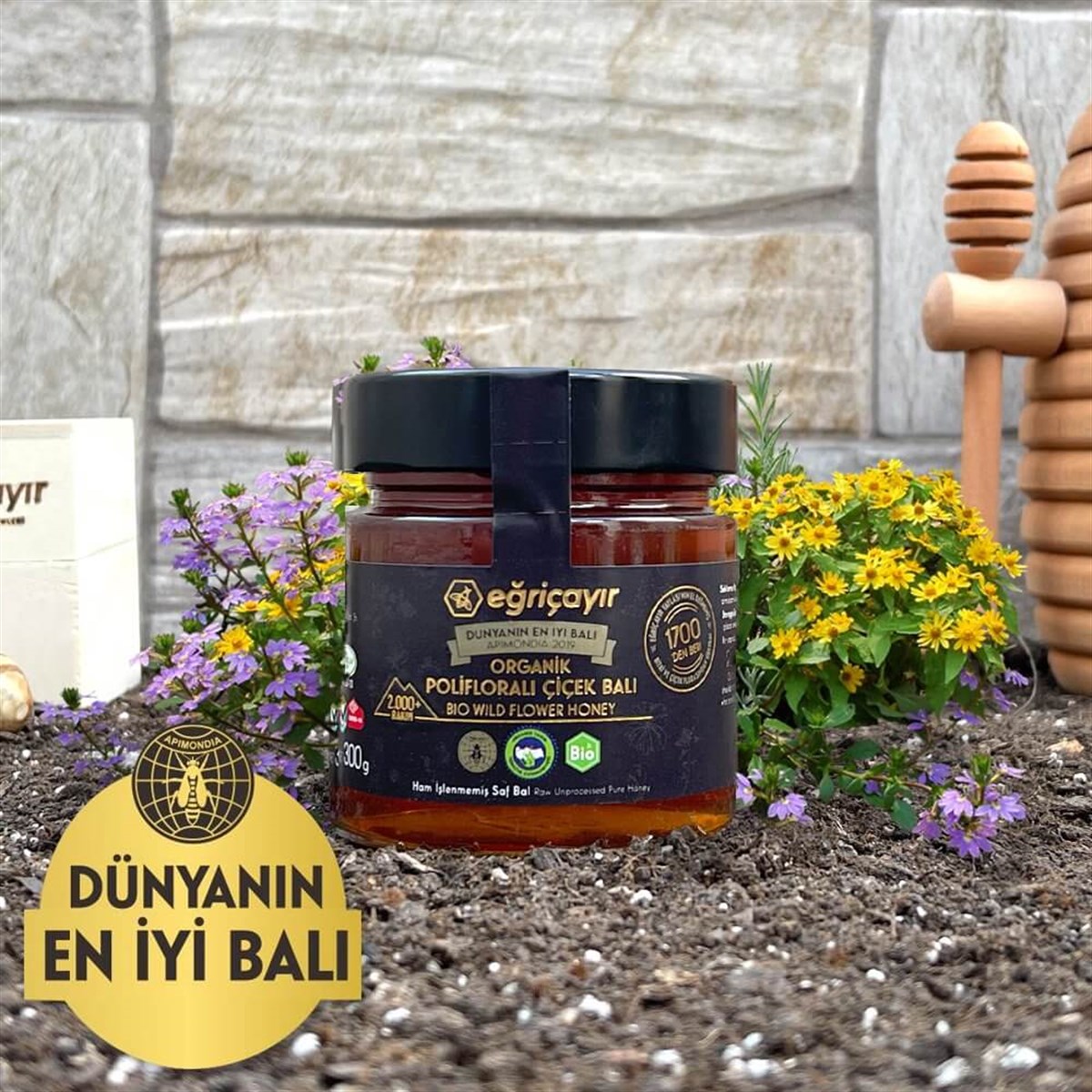 Organik Polifloralı(Çok Çiçekli) Bal (300 gr)