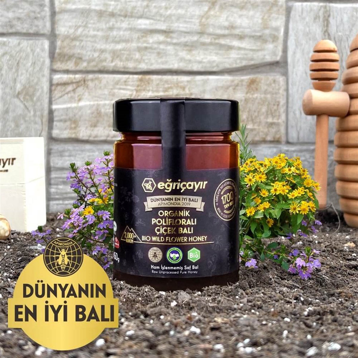 Organik Polifloralı(Çok Çiçekli) Bal (450 gr)