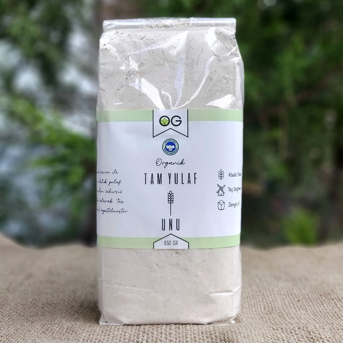 Organik Tam Yulaf Unu (650 gr)