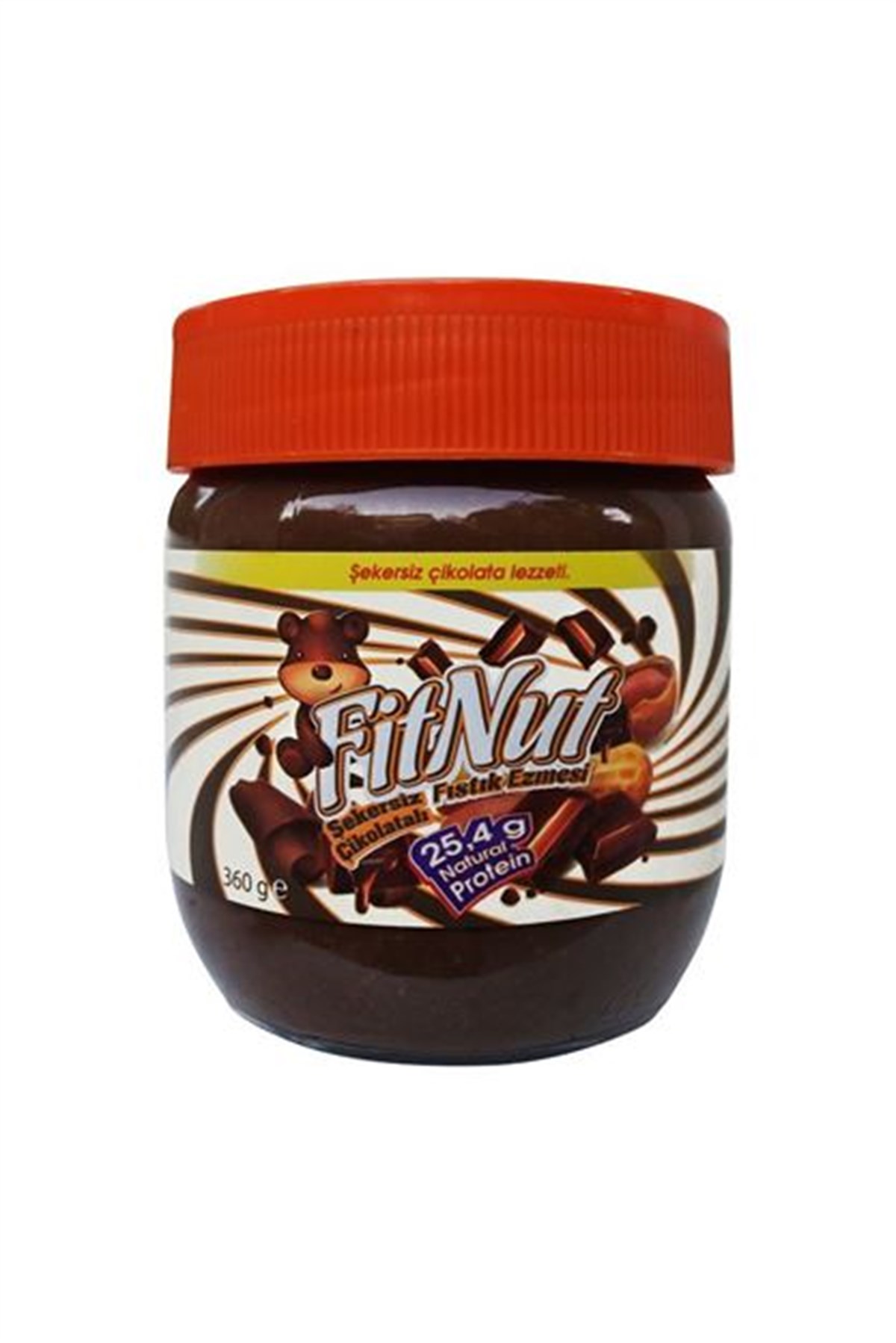 Şekersiz Çikolatalı Yerfıstığı Ezmesi (360 gr)