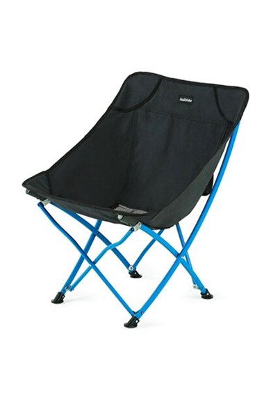 Naturehike Katlanır Kamp Sandalyesi Siyah / Mavi 