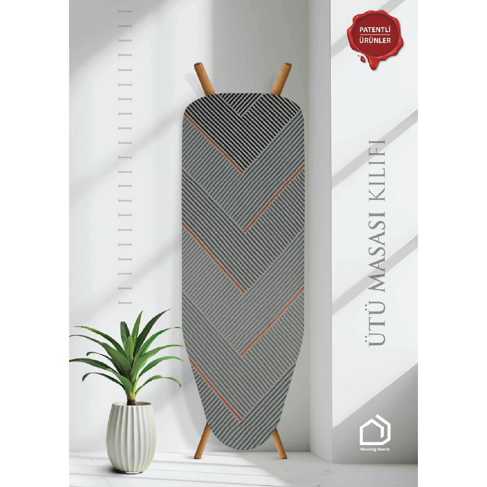 Harbinger Mm004 Özel Keçeli Isıya Dayanıklı Ütü Masası Bezi Kılıfı 40X140 CM
