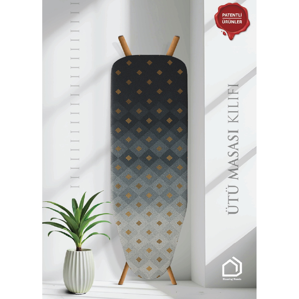 MM003 Özel Keçeli Isıya Dayanıklı Ütü Masası Bezi Kılıfı