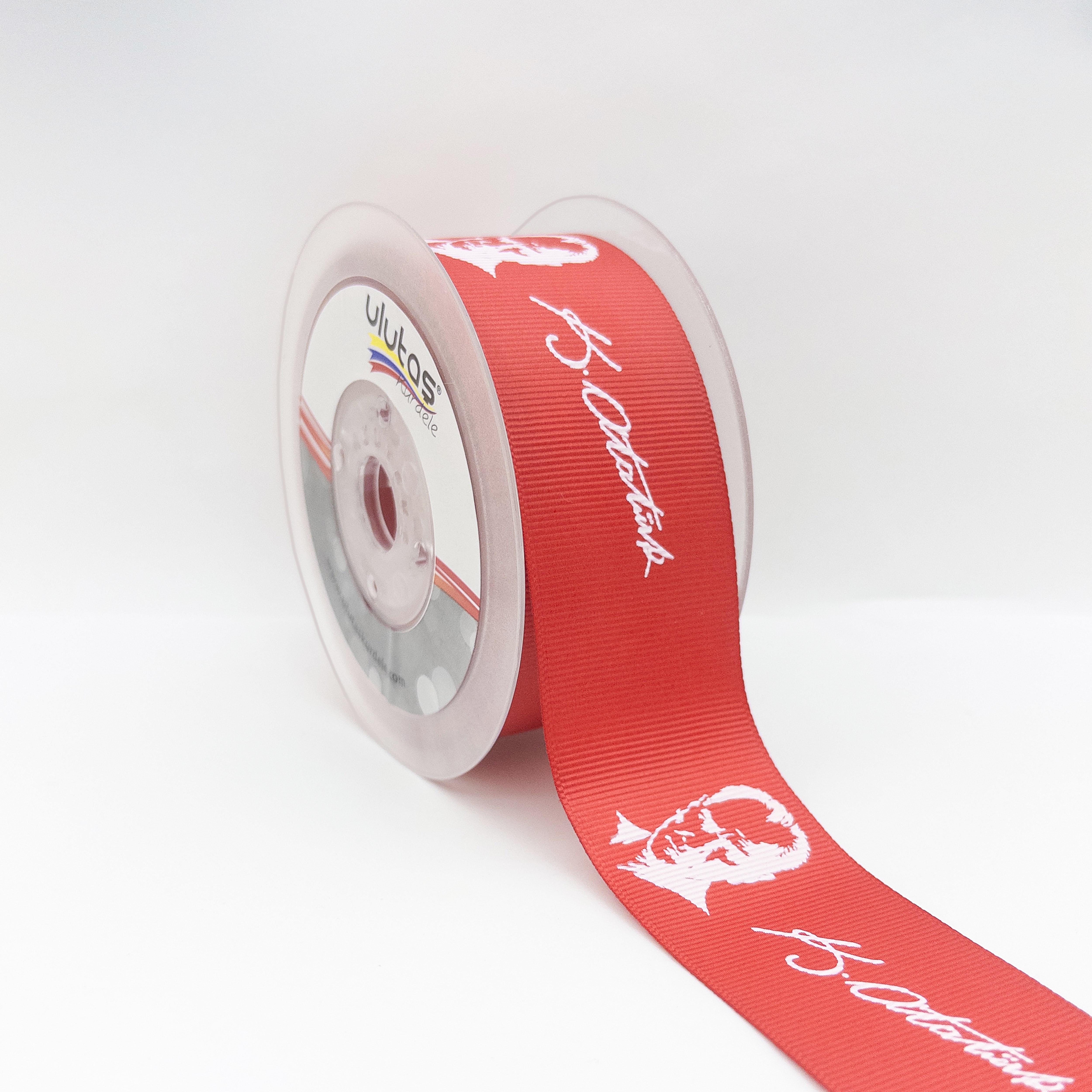 Atatürk Kırmızı Grogren Kurdele 40 Mm 10 Mt