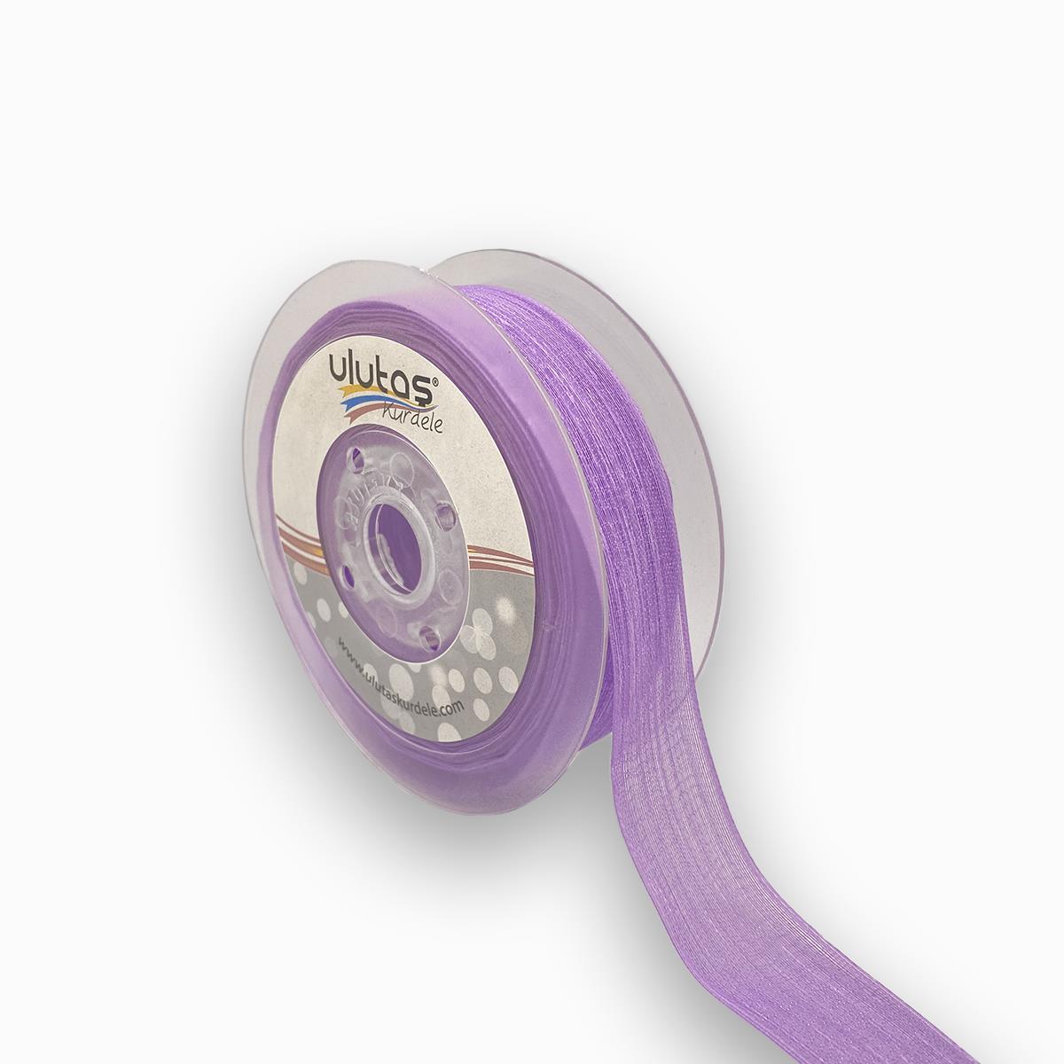Mor Tül Kurdele 2,5 Cm 30 Mt
