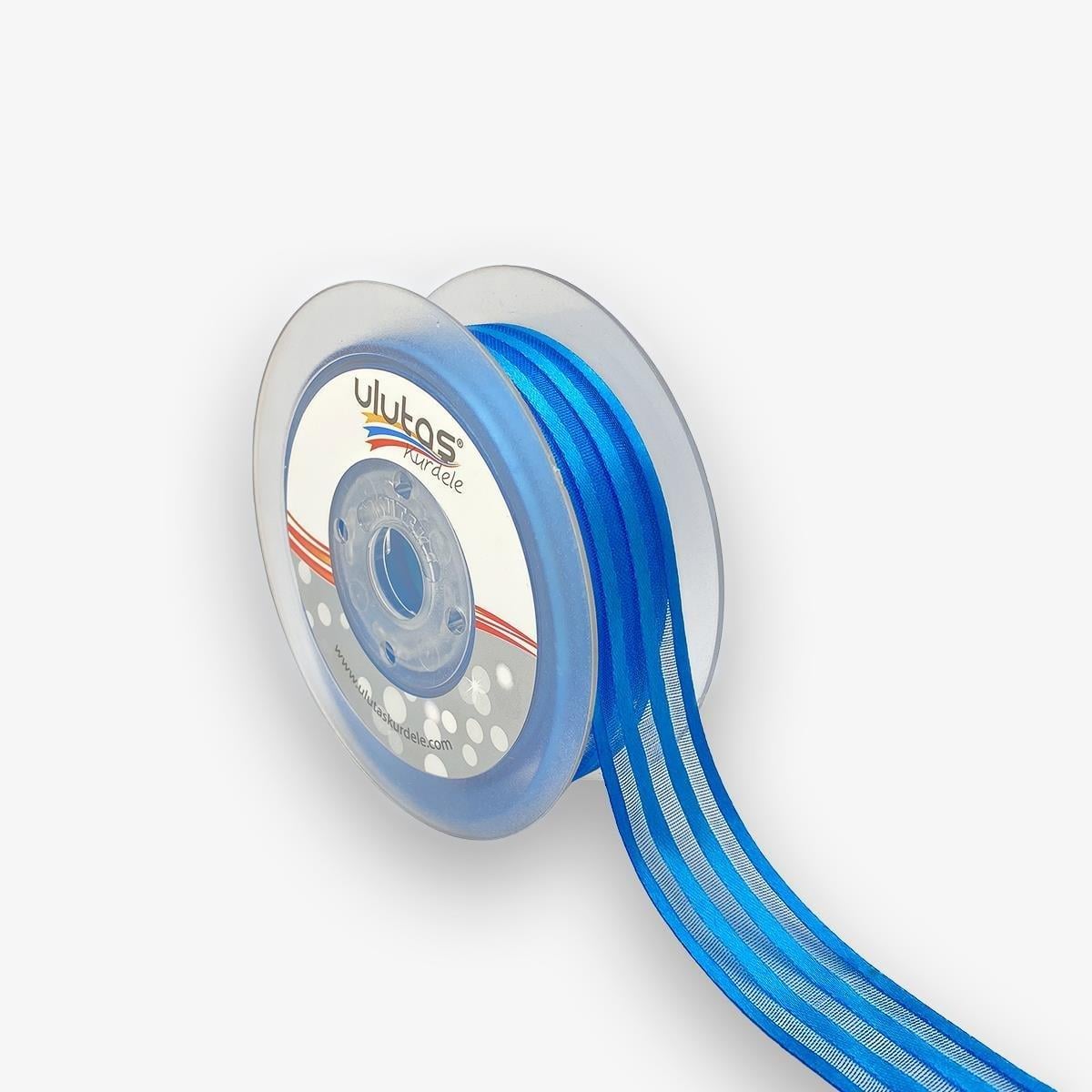 Saten Çizgili Şifon Kurdele 00017 025 Mm 20 Mt