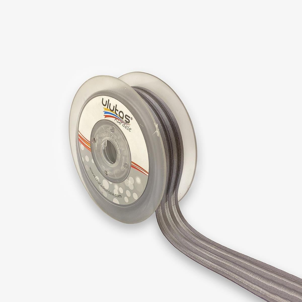 Saten Çizgili Şifon Kurdele 00018 025 Mm 20 Mt