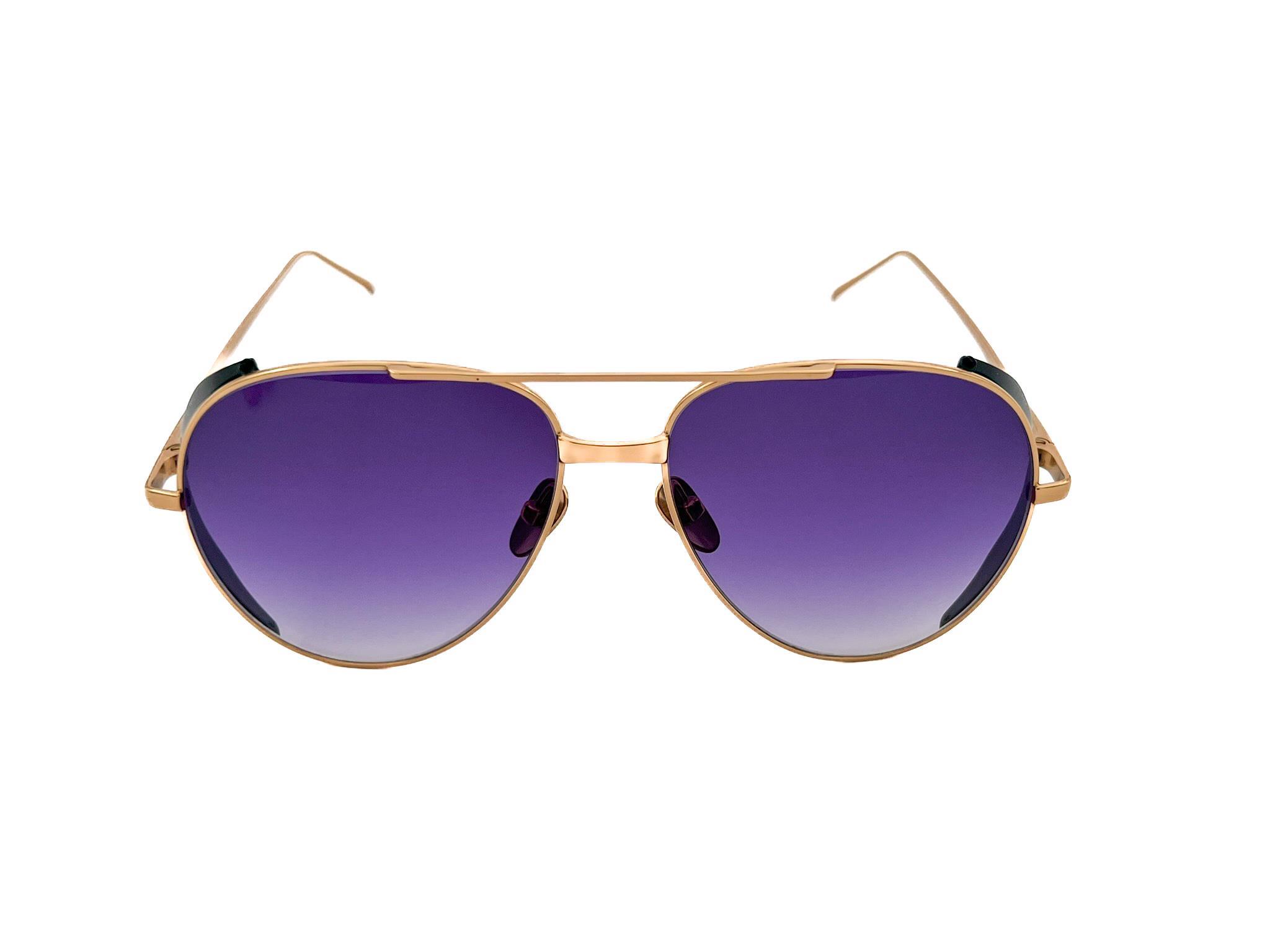 40 MILLION LORD GLD/M.BLK 58 Unisex Güneş Gözlüğü