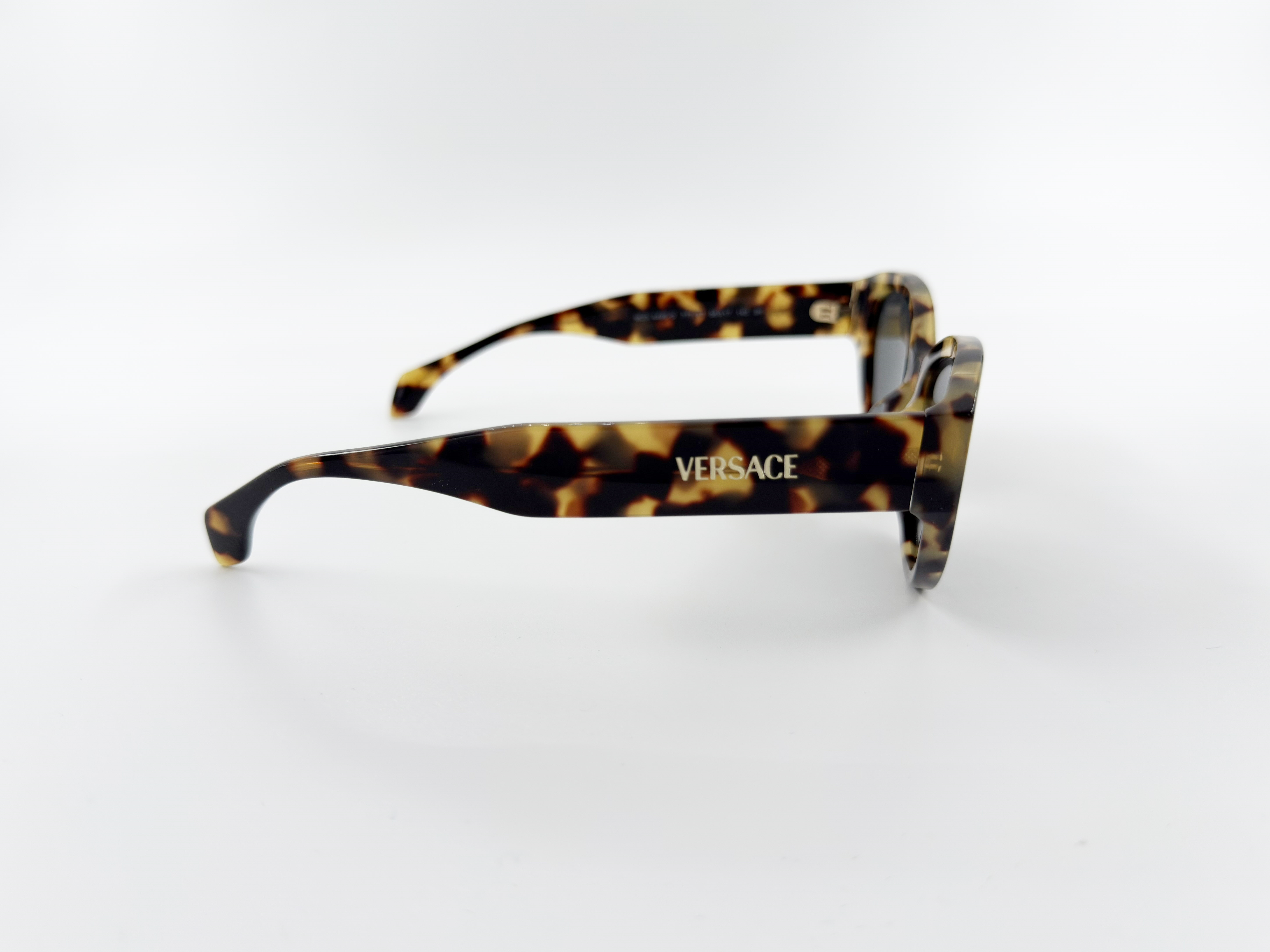 サングラス VERSACE Versace - 4495D SOLE - 777/87 (4495D SOLE 777 87) Versace VE4495D 777/87 Sunglasses Women's Brown/Yellow