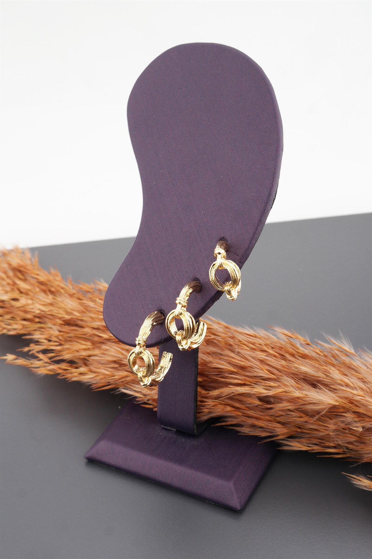 Kadın Basic 3 Boy 3'lü küpe Seti