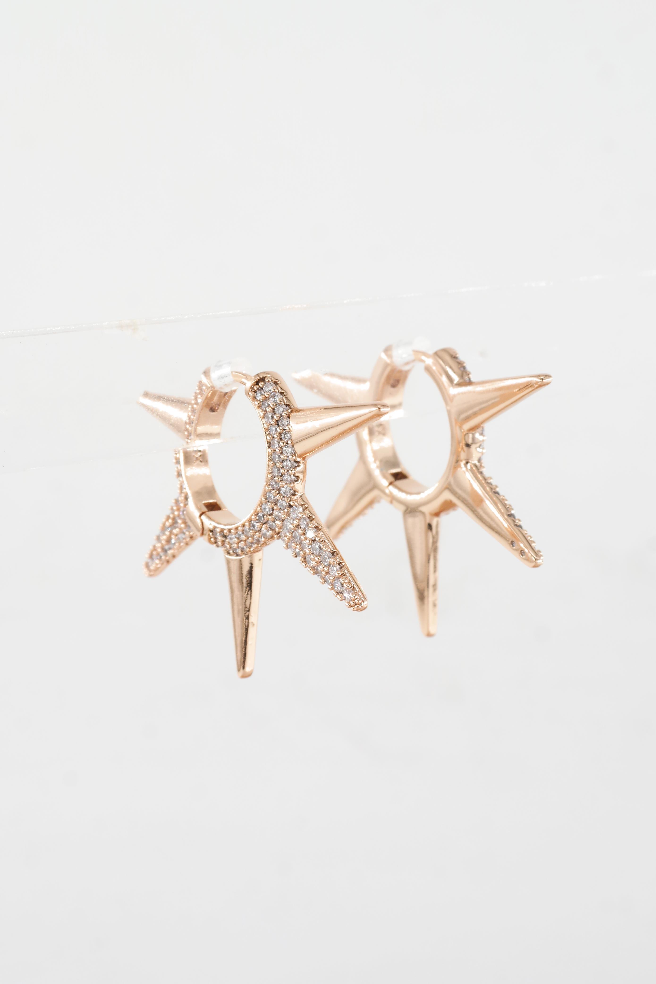 Kadın Vip Seri  Xuping Rose Gold  Küpe Seti