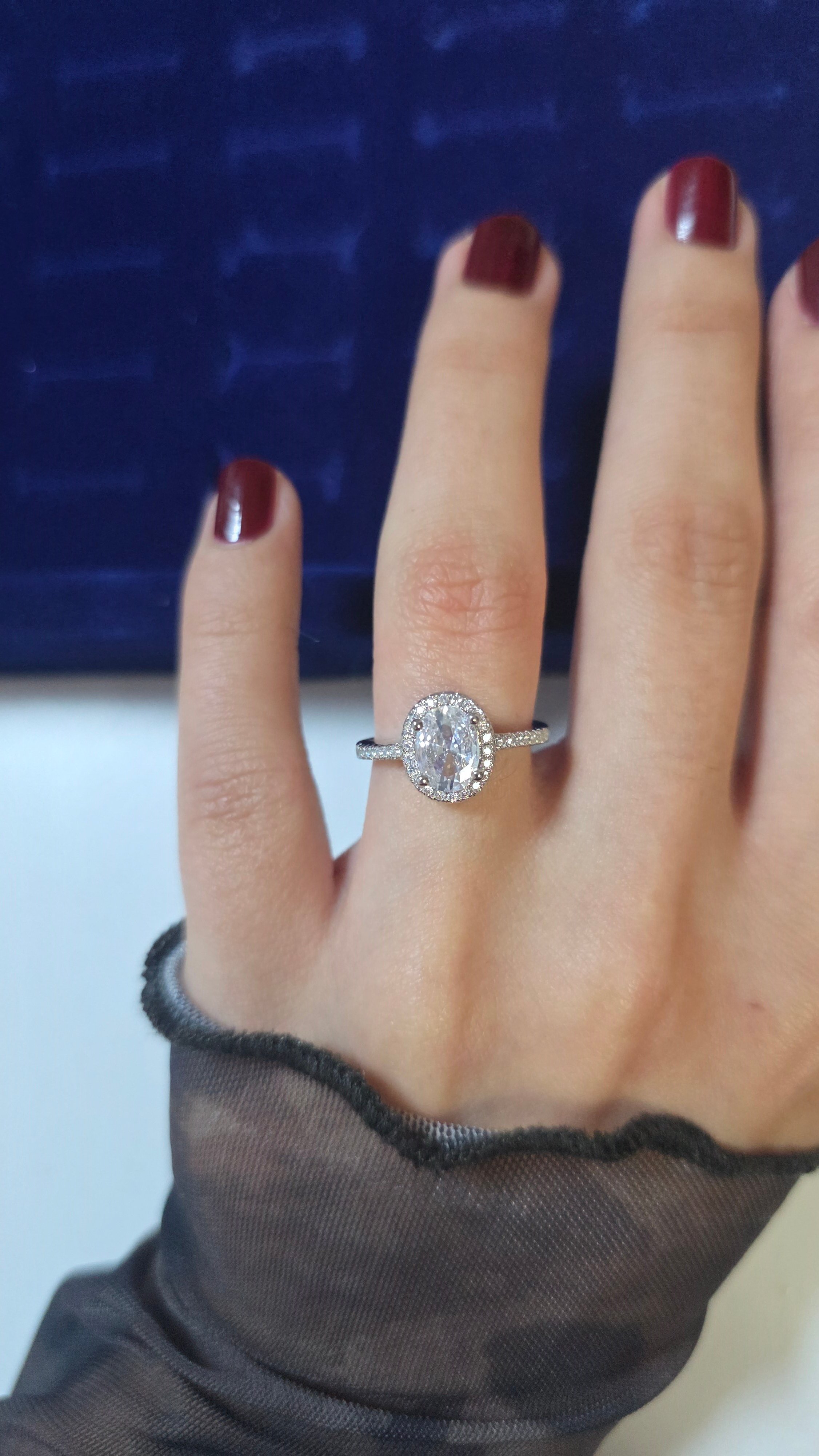 Premium Tasarım Baget Zirkon Taşlı Işıltılı Kadın Yüzük Numarasız Ayarlanabilir