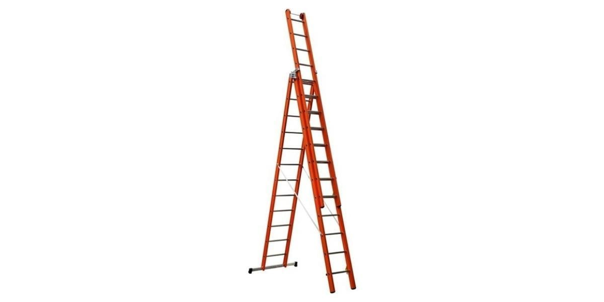 Çağsan V3 FS 205 Üç Parçalı Çok Amaçlı Fiberglas Merdiven 8.5m