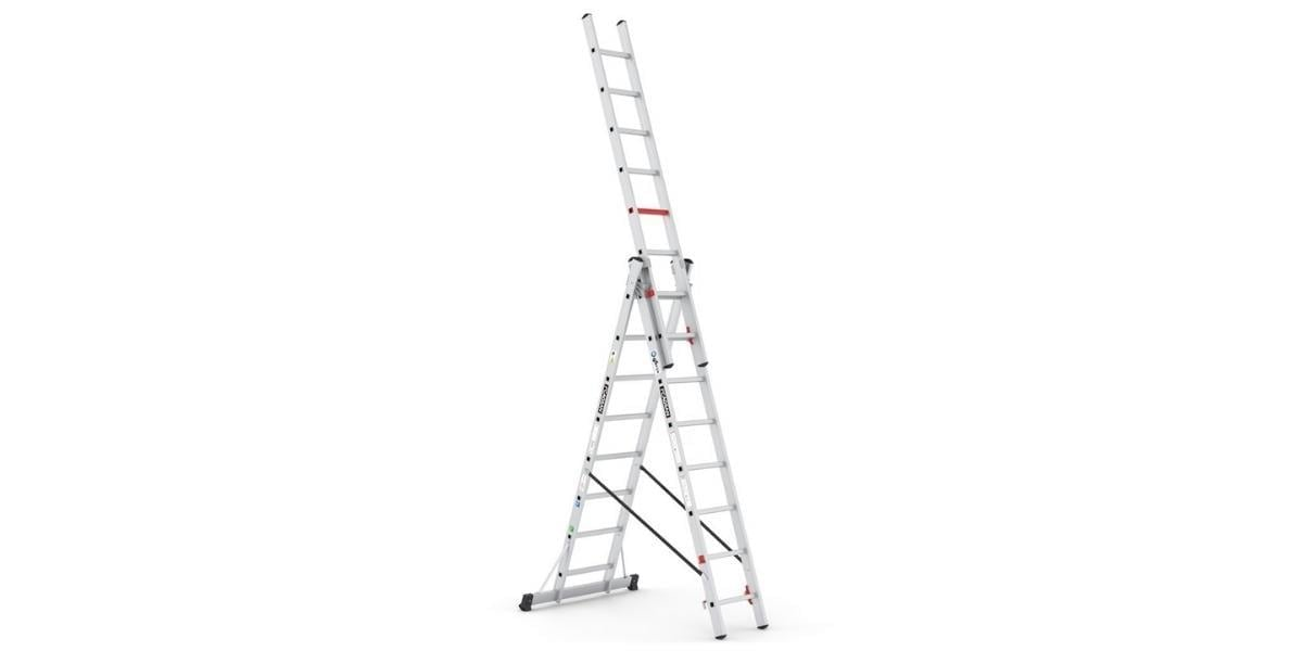 Çağsan Triocombi TS 175 Üç Parçalı Çok Amaçlı Merdiven 6.4m