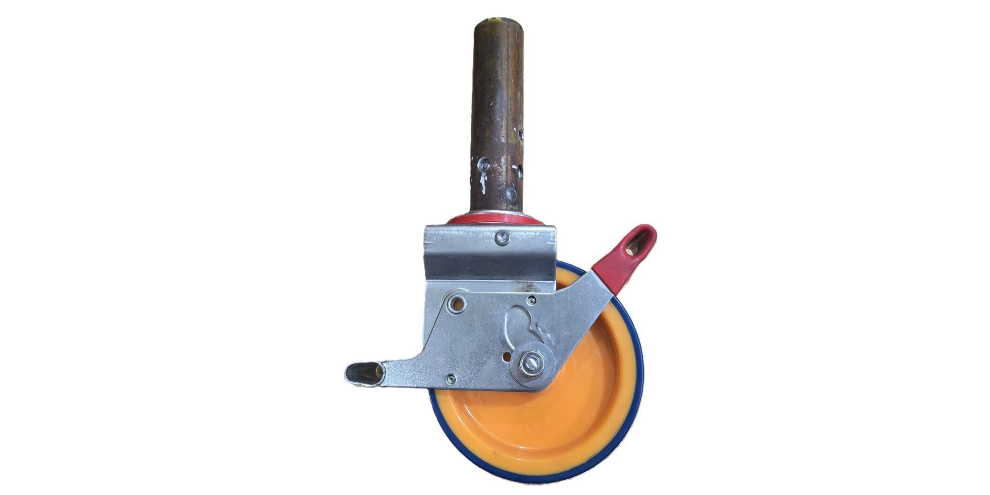Boru Bağlantılı Frenli İskele Tekeri 200mm 700kg