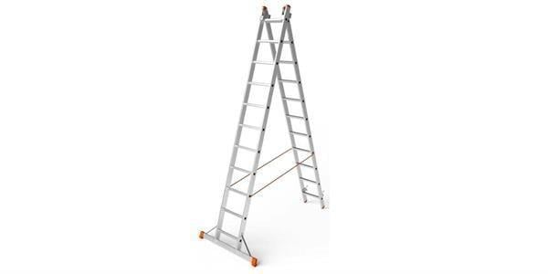 Saraylı 7211 A İki Parçalı A Tipi Çok Amaçlı Alüminyum Merdiven 11 Basamak 3m