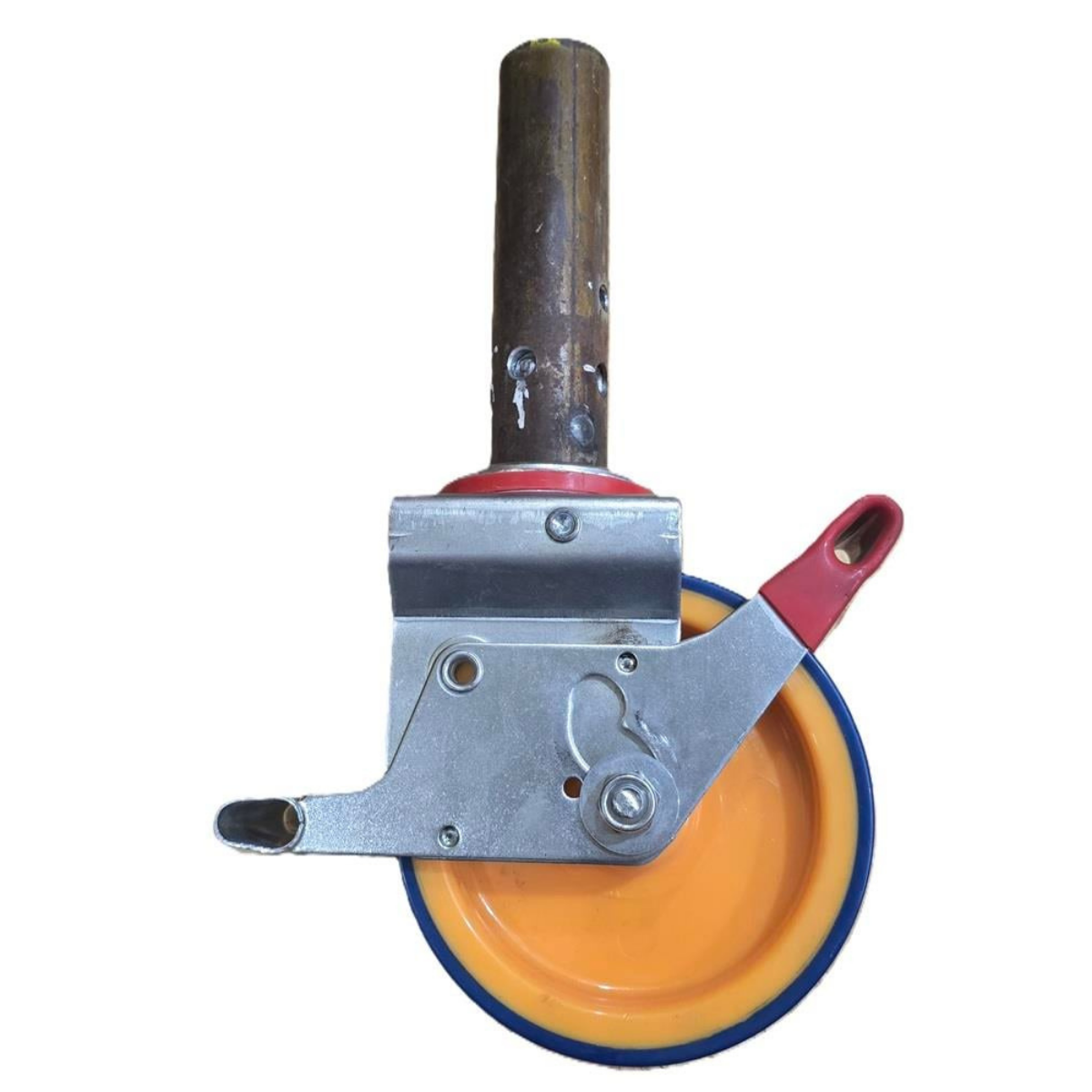 Boru Bağlantılı Frenli İskele Tekeri 200mm 700kg