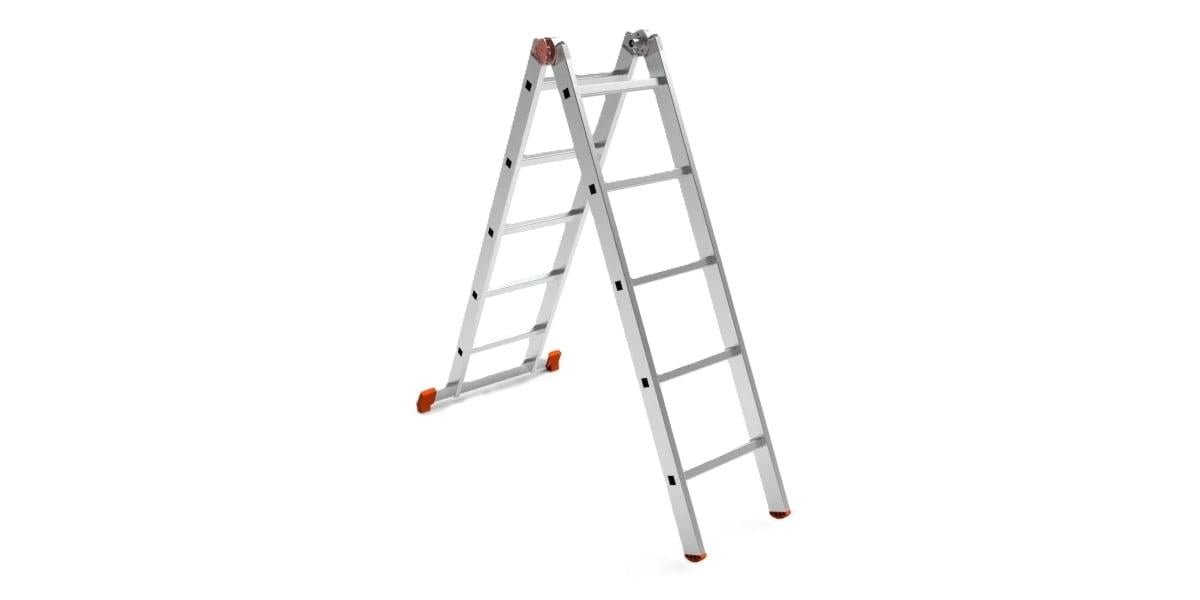 Saraylı 7605 İki Parçalı Katlanır Merdiven 2x5 Basamaklı 4m