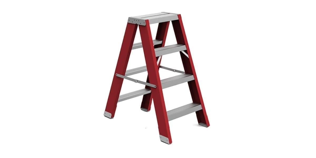 Saraylı 1904 F Fiber Mega Çift Taraflı Merdiven 0.9m