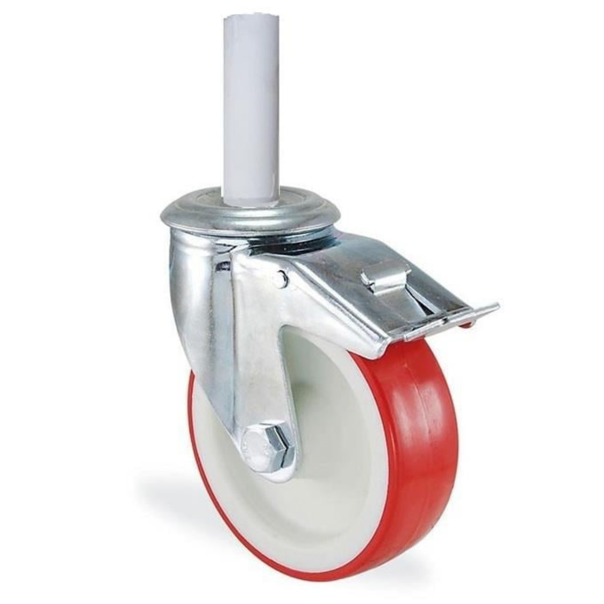 İskele Tekeri Boru Bağlantılı Frenli 150mm-260kg