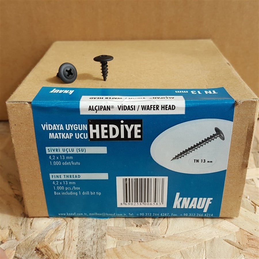 Mercimek Başlı Vida