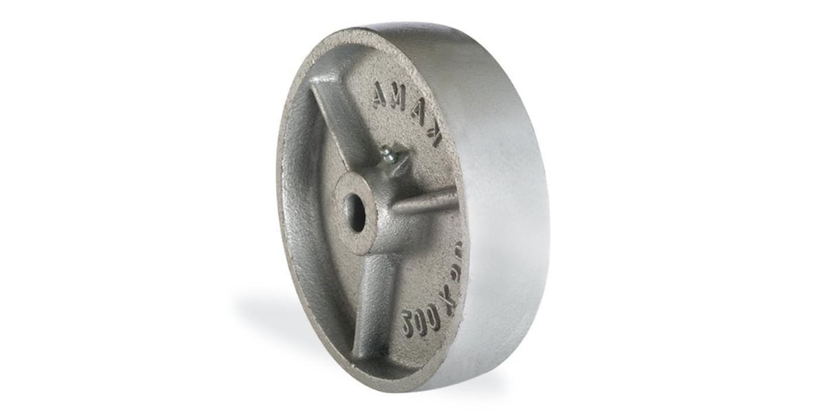 Kama DDB 80x30 Kendinden Burçlu Pik Döküm Kasnaklı Yedek Teker 200kg