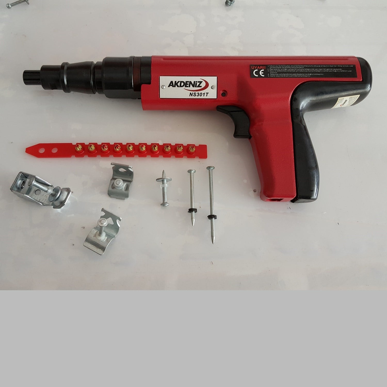 Akdeniz AKD NS301T Barutlu Çivi Klips Tabancası